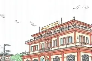 绘画构图指点封面，画架上的静物素描